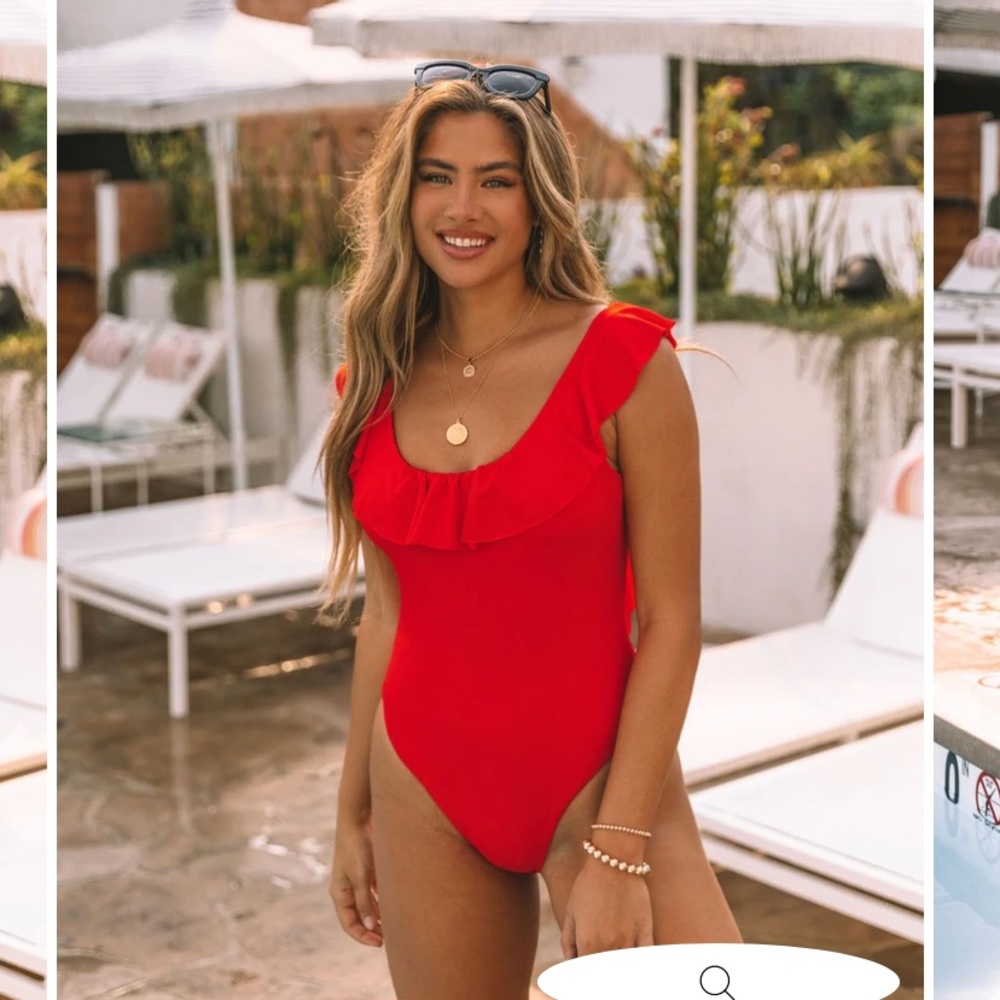 Red VICI Swimsuit